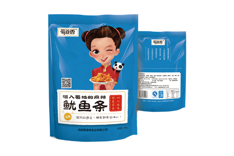 蜀道香麻辣鱿鱼条 100G